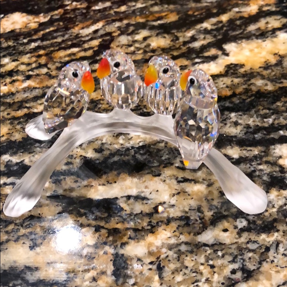 Swarovski Crystal Baby Love Birds